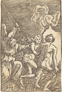 Expulsão do paraíso de Albrecht Altdorfer