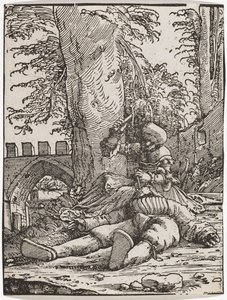 Jael mata Sisera, c. 1523. de Albrecht Altdorfer