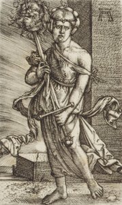 Judite com a Cabeça de Holofernes,.n.d. de Albrecht Altdorfer