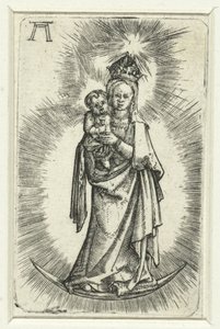 Madonna na Lua Crescente de Albrecht Altdorfer