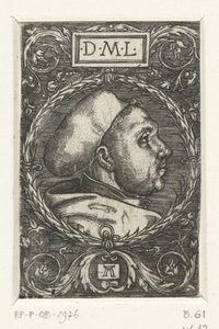 Retrato de Martinho Lutero de Albrecht Altdorfer