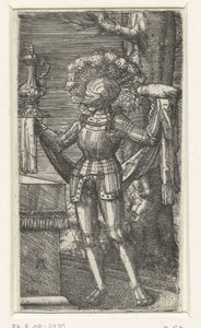 Cavaleiro com vinho e pão de Albrecht Altdorfer