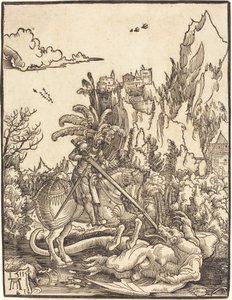 São Jorge matando o dragão de Albrecht Altdorfer