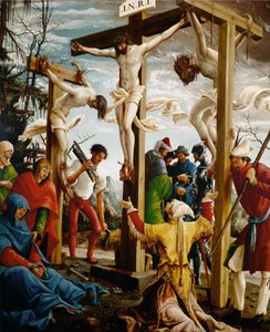 Altar de Sebastião, ala interior direita, Crucifixão de Albrecht Altdorfer