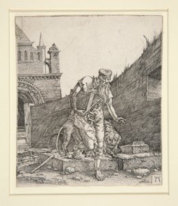 São Jerónimo junto a um Muro de Albrecht Altdorfer