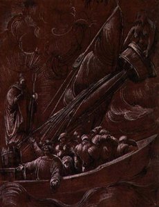 São Nicolau de Bari repreendendo a Tempestade de Albrecht Altdorfer