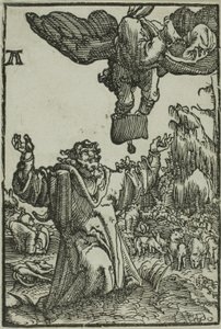 A Anunciação a Joaquim, de A Queda e Redenção do Homem de Albrecht Altdorfer