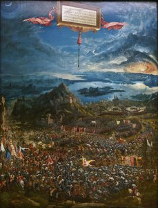 A Batalha de Alexandre em Issus, 1529