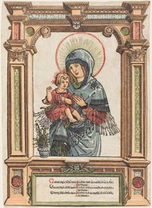 A bela Virgem de Regensburg, c. 15191520. de Albrecht Altdorfer