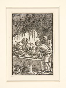 O Entombamento de Cristo, da série A Queda e a Redenção do Homem de Albrecht Altdorfer