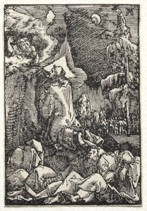 A Queda e Redenção do Homem: Cristo no Monte das Oliveiras de Albrecht Altdorfer