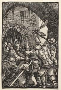 A queda e redenção do homem: Cristo carregando a cruz de Albrecht Altdorfer