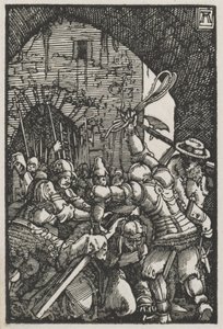 A queda e redenção do homem: Cristo carregando a cruz, c. 1515 de Albrecht Altdorfer