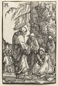 A Queda e a Redenção do Homem: Cristo Despedindo-se de Sua Mãe antes da Paixão de Albrecht Altdorfer
