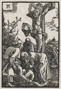A queda e redenção do homem: Cristo na cruz, c. 1515 de Albrecht Altdorfer