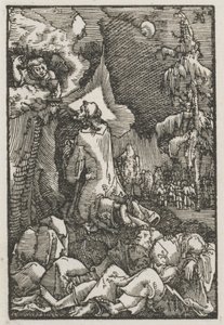 A Queda e Redenção do Homem: Cristo no Monte das Oliveiras, c. 1515 de Albrecht Altdorfer