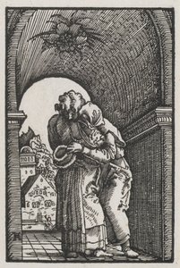 A Queda e Redenção do Homem: O Abraço de Joaquim e Ana no Portão Dourado de Albrecht Altdorfer