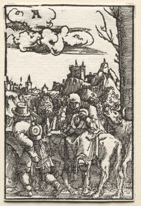 A Queda e a Redenção do Homem: O Voo para o Egipto, c. 1515. de Albrecht Altdorfer