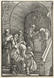 A Queda e Redenção do Homem: A Apresentação da Virgem no Templo, 1515. de Albrecht Altdorfer