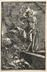 A Queda e Redenção do Homem: A Ressurreição, c. 1515 de Albrecht Altdorfer