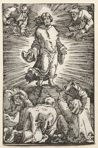 A Queda e Redenção do Homem: A Transfiguração, c. 1515 de Albrecht Altdorfer