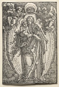 A Queda e Redenção do Homem: A Virgem como Rainha do Céu, c. 1515 de Albrecht Altdorfer