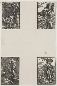 A Queda e Redenção do Homem, c. 1515 de Albrecht Altdorfer