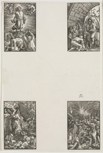 A Queda e Redenção do Homem, c. 1515 de Albrecht Altdorfer