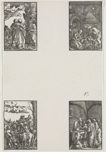 A Queda e Redenção do Homem, c. 1515 de Albrecht Altdorfer