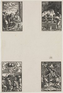 A Queda e Redenção do Homem, c. 1515 de Albrecht Altdorfer