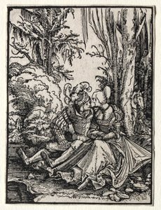 Os Amantes, 1511. de Albrecht Altdorfer