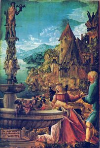 O resto da fuga para o Egito de Albrecht Altdorfer