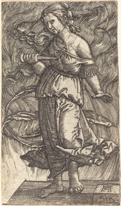 O suicídio de Dido de Albrecht Altdorfer