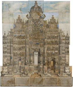 O Arco do Triunfo do Imperador Maximiliano I de Albrecht Altdorfer