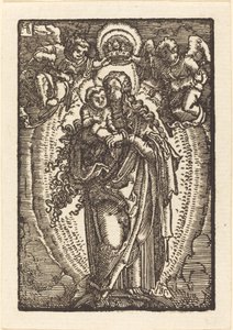 A Virgem como Rainha do Céu de Albrecht Altdorfer