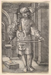 Violinista de Albrecht Altdorfer