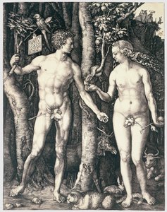 Adão e Eva de Albrecht Dürer