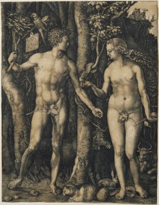 Adão e Eva de Albrecht Dürer