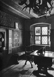 Sala de trabalho Albrecht Dürers, Nuremberg, 1936 de Albrecht Dürer