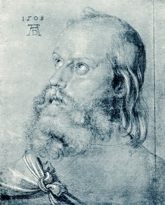 Cabeça de apóstolo de Albrecht Dürer