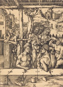 Casa de Banhos, c. 14961497. de Albrecht Dürer