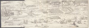 O cerco de um castelo de Albrecht Dürer