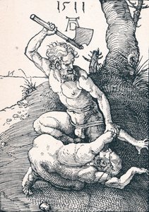 Caim matando Abel, 1511 1906 de Albrecht Dürer