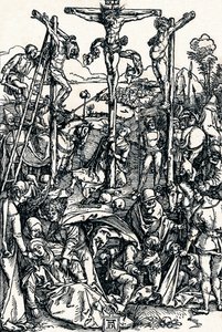 Calvário com as Três Cruzes, 1504 1906 de Albrecht Dürer
