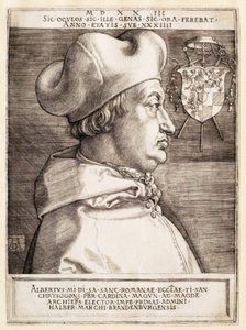 Cardeal Alberto de Brandemburgo (O grande cardeal) de Albrecht Dürer