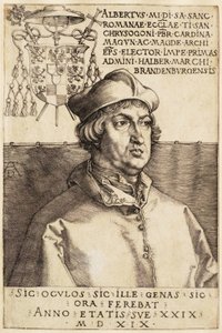 Cardeal Alberto de Brandeburgo (O pequeno cardeal) de Albrecht Dürer