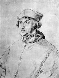 Cardeal Albrecht de Brandemburgo, 1518, 1936 de Albrecht Dürer