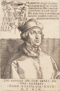 Cardeal Albrecht de Brandemburgo; ou O Pequeno Cardeal de Albrecht Dürer