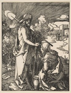 Cristo Aparecendo a Maria Madalena, de The Small Passion, ca. 1510 de Albrecht Dürer