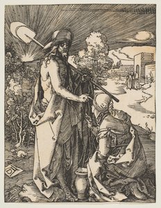 Cristo Aparecendo a Maria Madalena, de The Small Passion, ca. 1510 de Albrecht Dürer